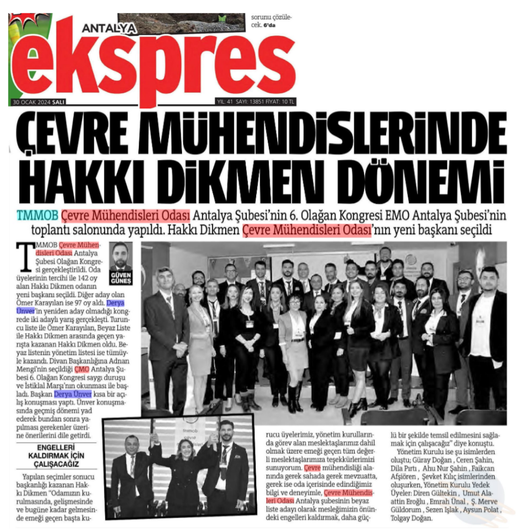 6. DÖNEM YÖNETİM KURULU BAŞKANI HAKKI DİKMEN OLDU