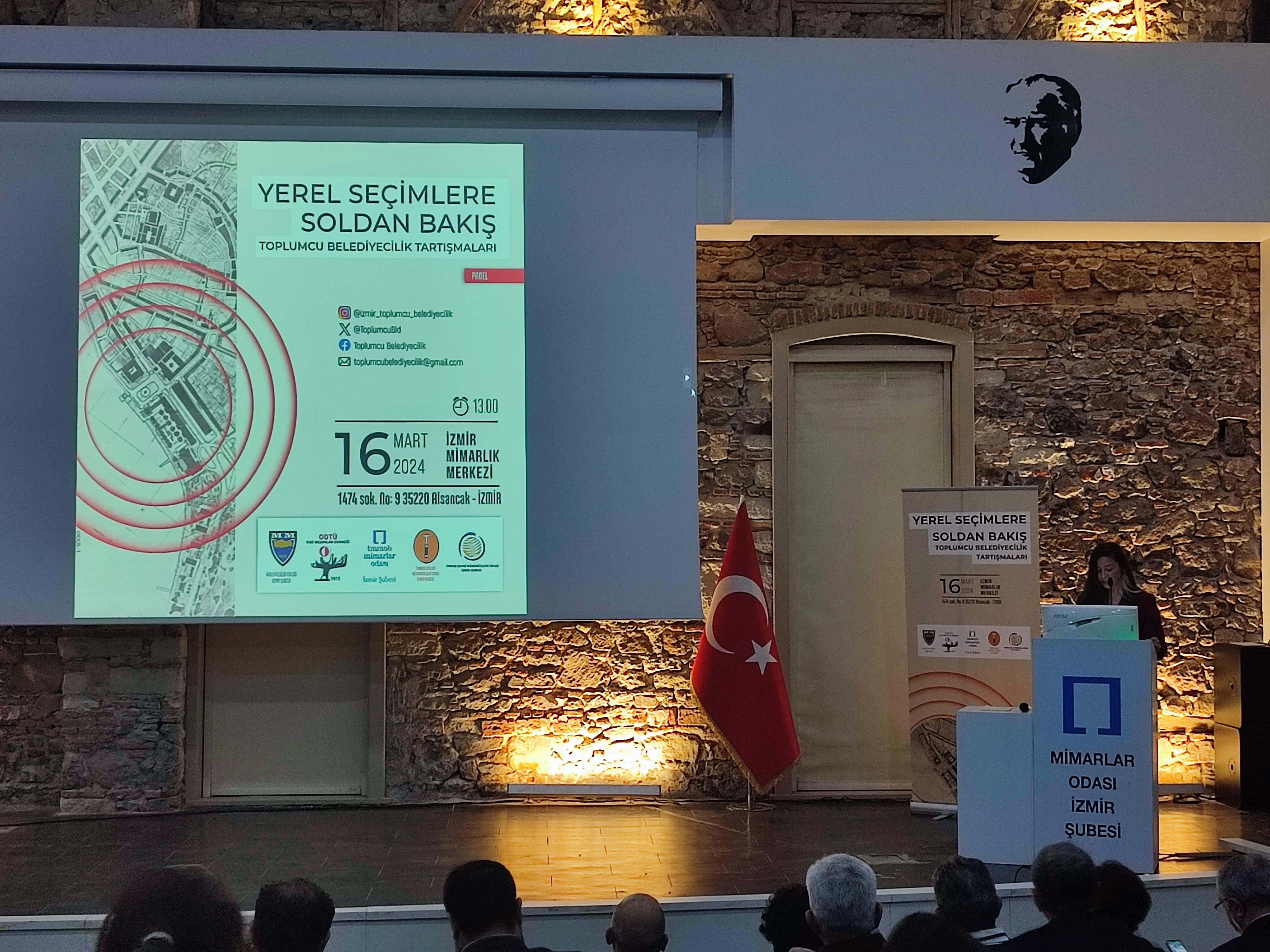 “YEREL SEÇİMLERE SOL'DAN BAKIŞ: TOPLUMCUBELEDİYECİLİK TARTIŞMALARI ” PANELİNİ GERÇEKLEŞTİRDİK.