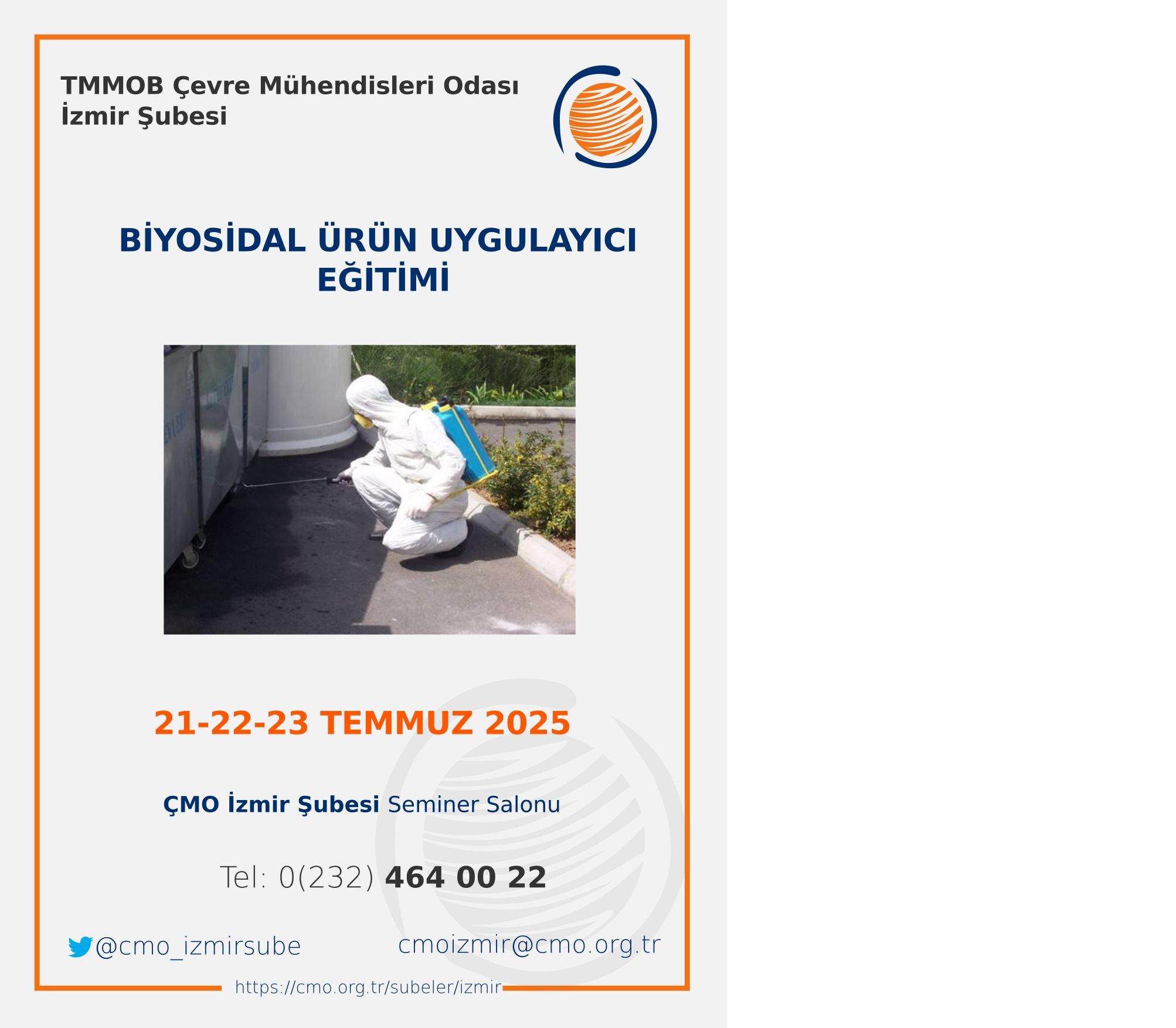 BİYOSİDAL ÜRÜN UYGULAYICI EĞİTİMİ