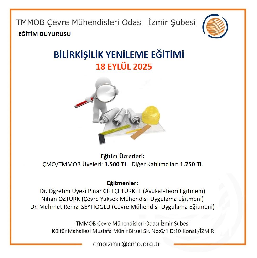 BİLİRKİŞİLİK YENİLEME EĞİTİMİ DUYURUSU