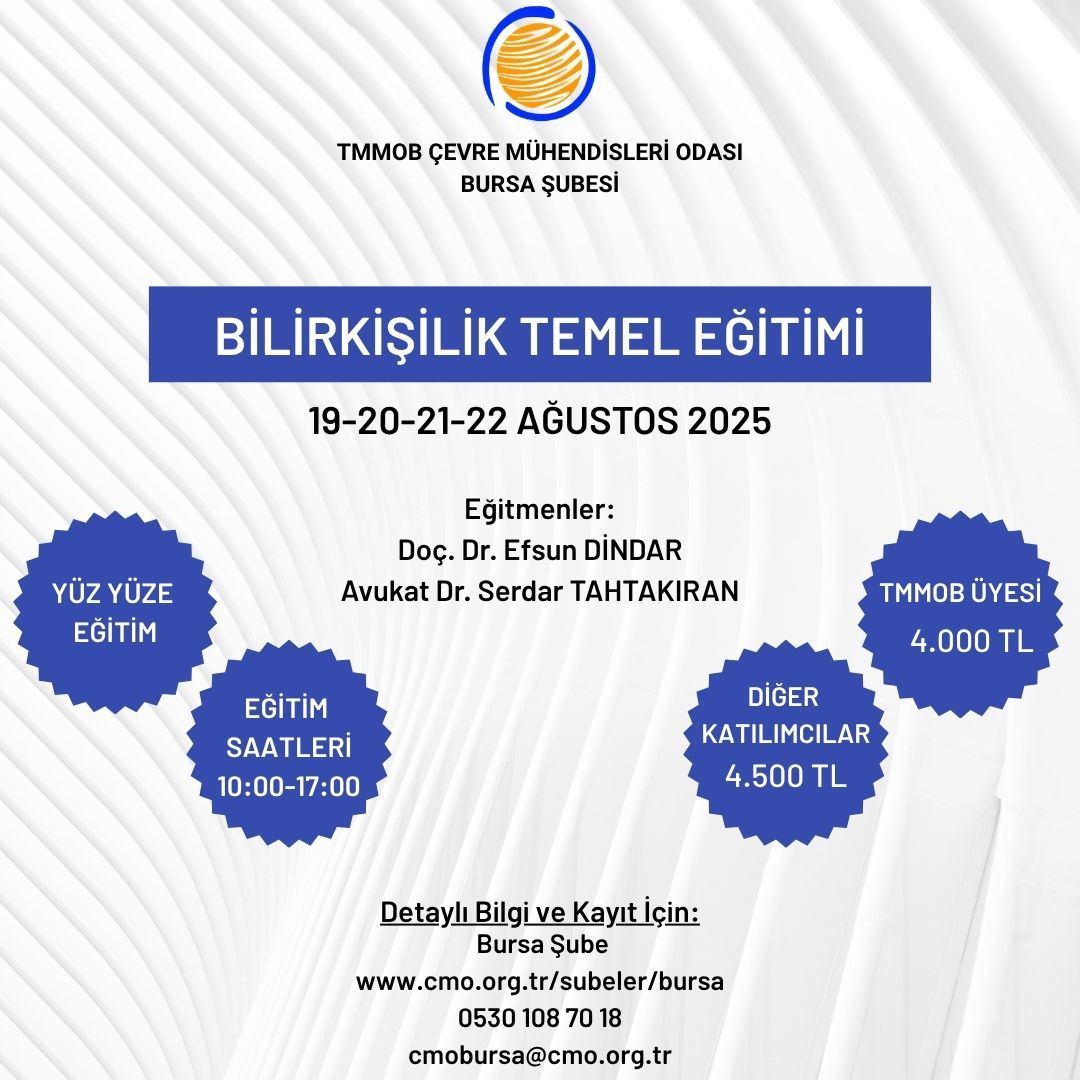 BİLİRKİŞLİK TEMEL EĞİTİM DUYURUSU (19-20-21-22 AĞUSTOS 2025)