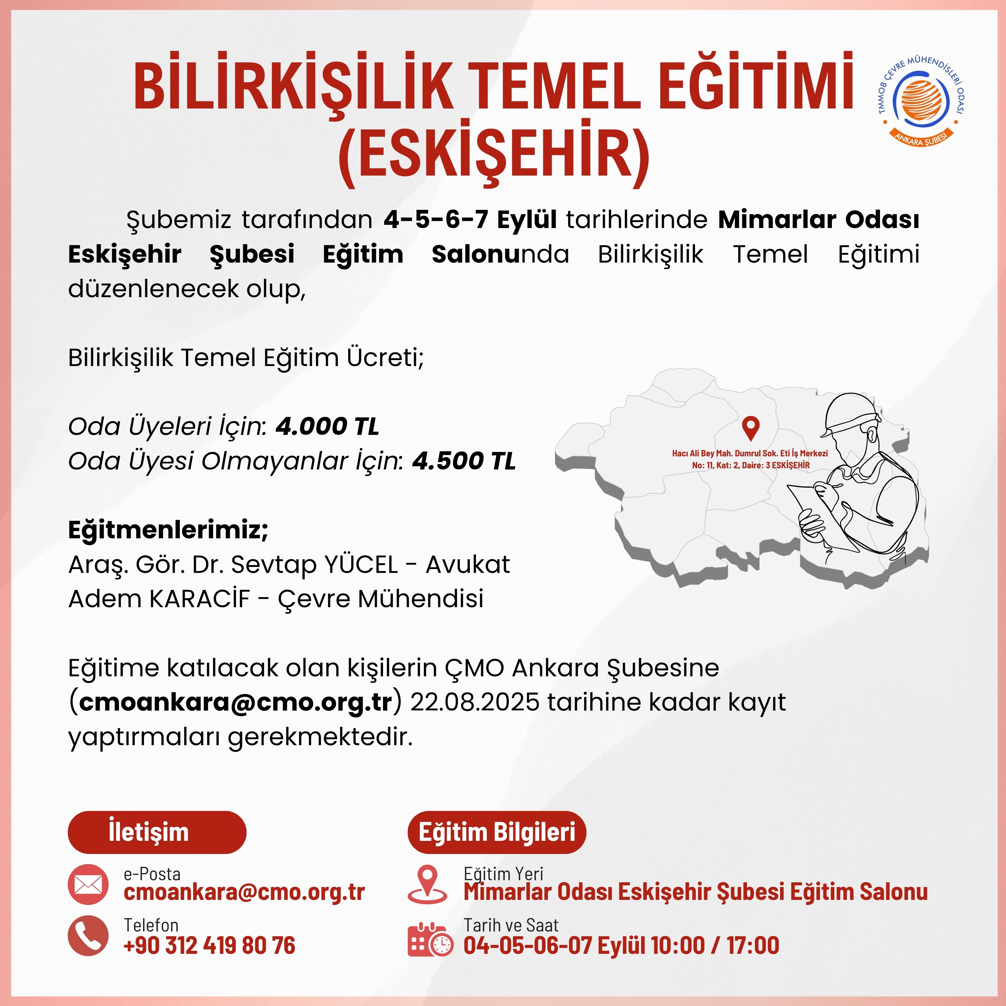 BİLİRKİŞİLİK TEMEL EĞİTİMİ (ESKİŞEHİR - YÜZ YÜZE)