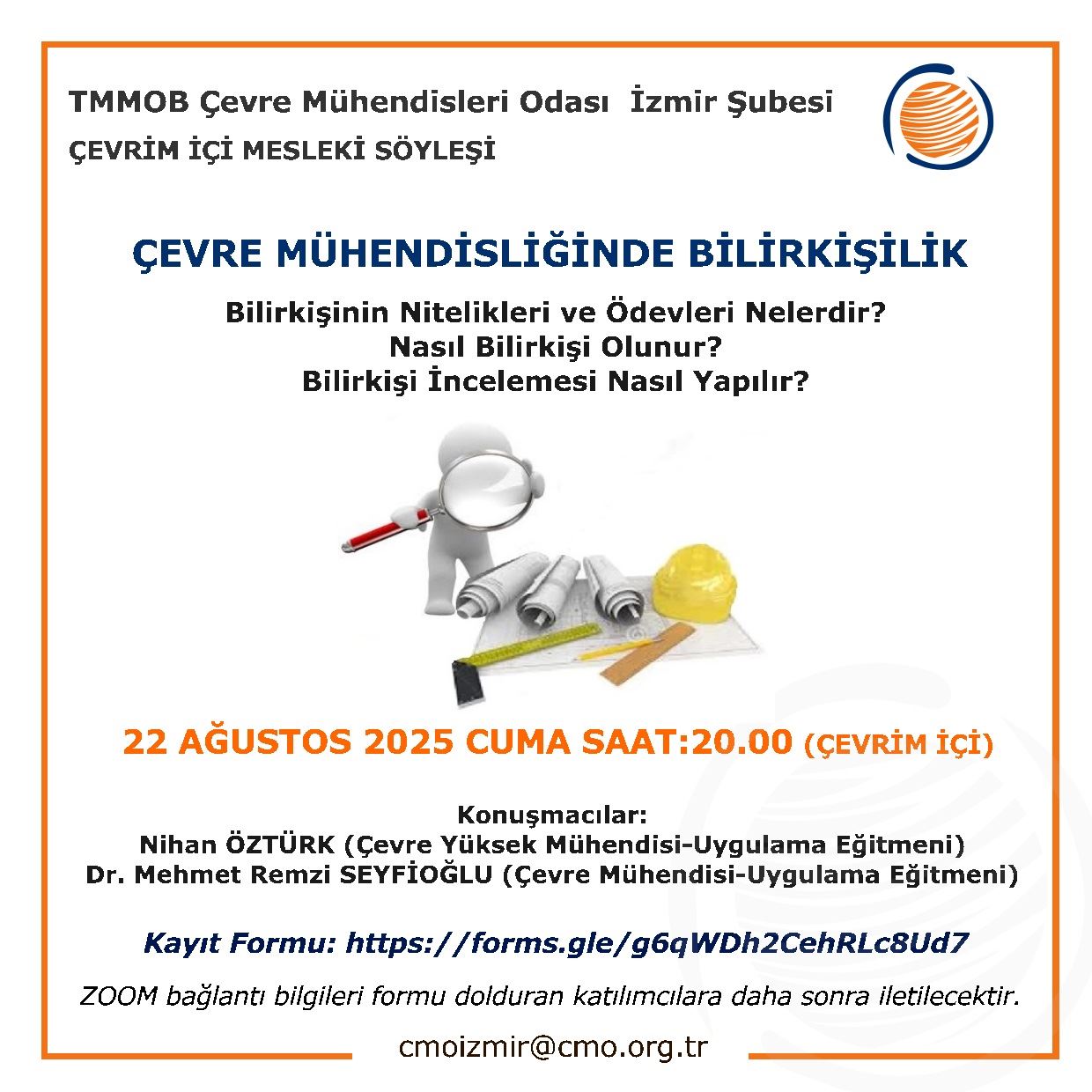 ÇEVRİM İÇİ SÖYLEŞİ: ÇEVRE MÜHENDİSLİĞİNDE BİLİRKİŞİLİK