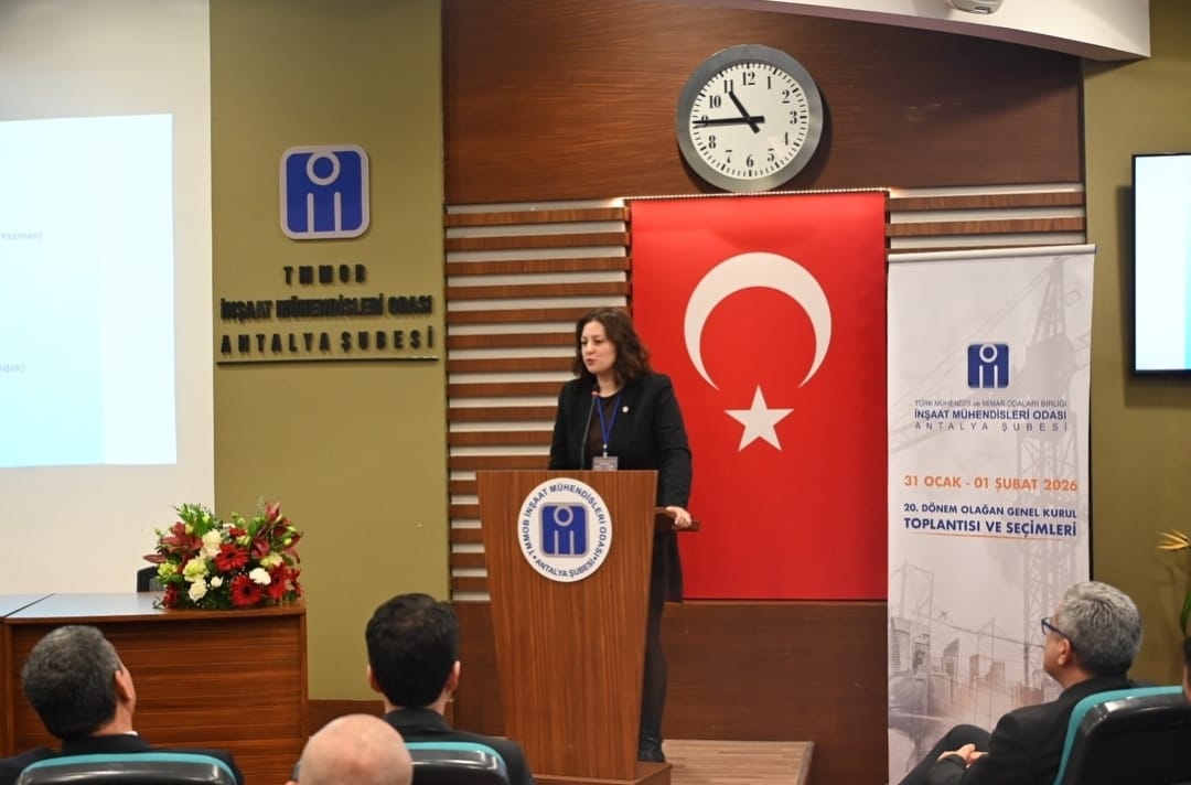 İNŞAAT MÜHENDİSLERİ ODASI (İMO) ANTALYA ŞUBESİ’NİN 20. DÖNEM OLAĞAN GENEL KURUL TOPLANTISINA KATILIM SAĞLADIK