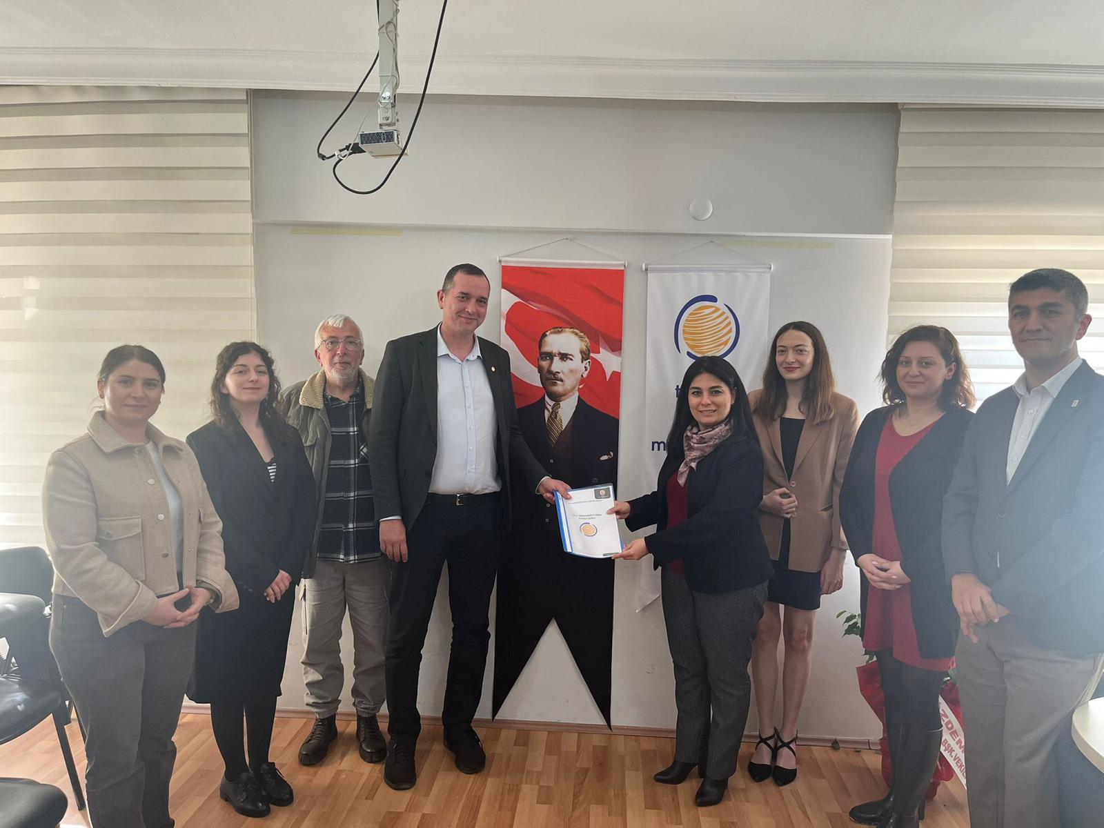 TÜRKİYE İŞÇİ PARTİSİNİN ŞUBEMİZ ZİYARETİ