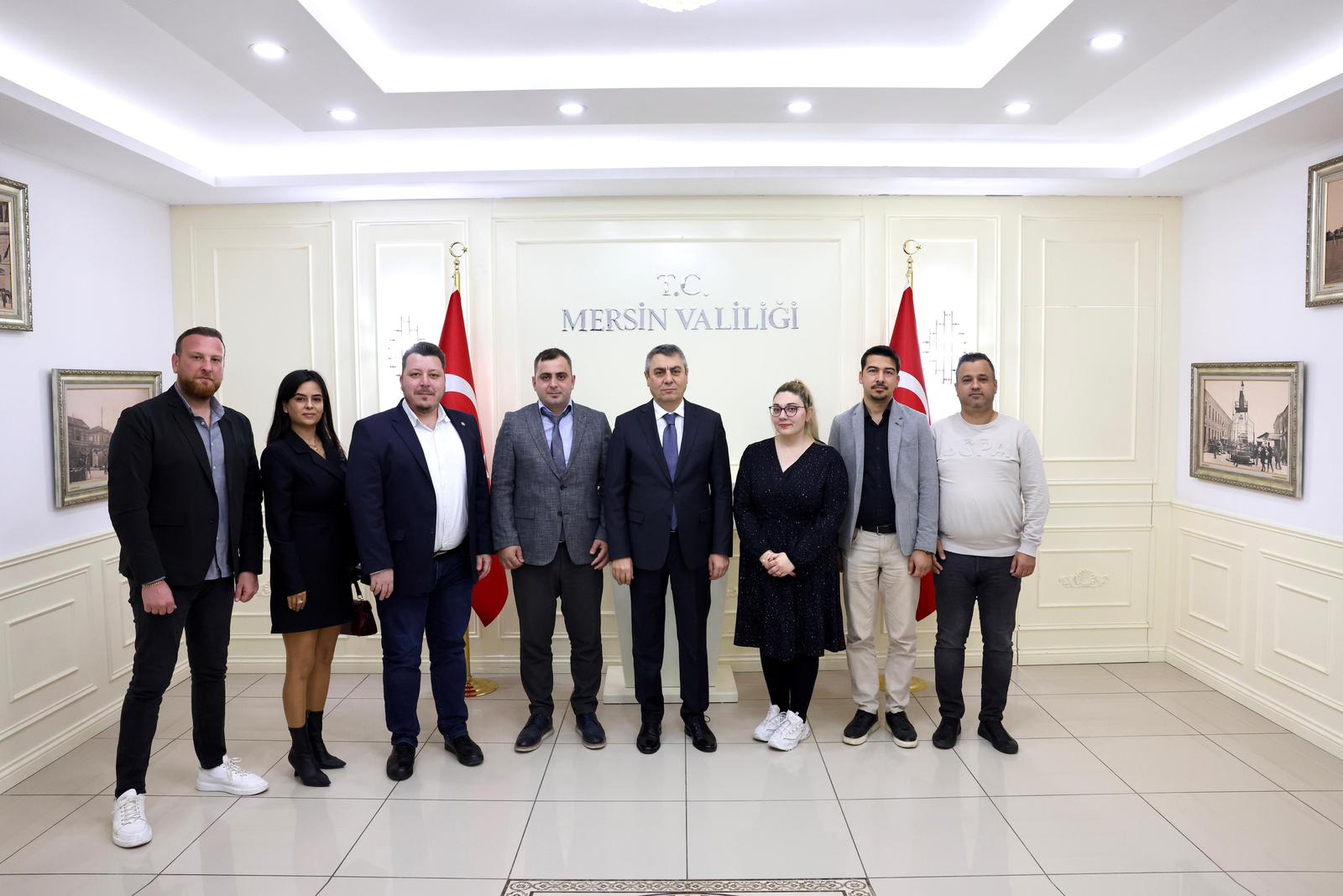 MERSİN VALİSİ SAYIN ATİLLA TOROS'U MAKAMINDA ZİYARET ETTİK