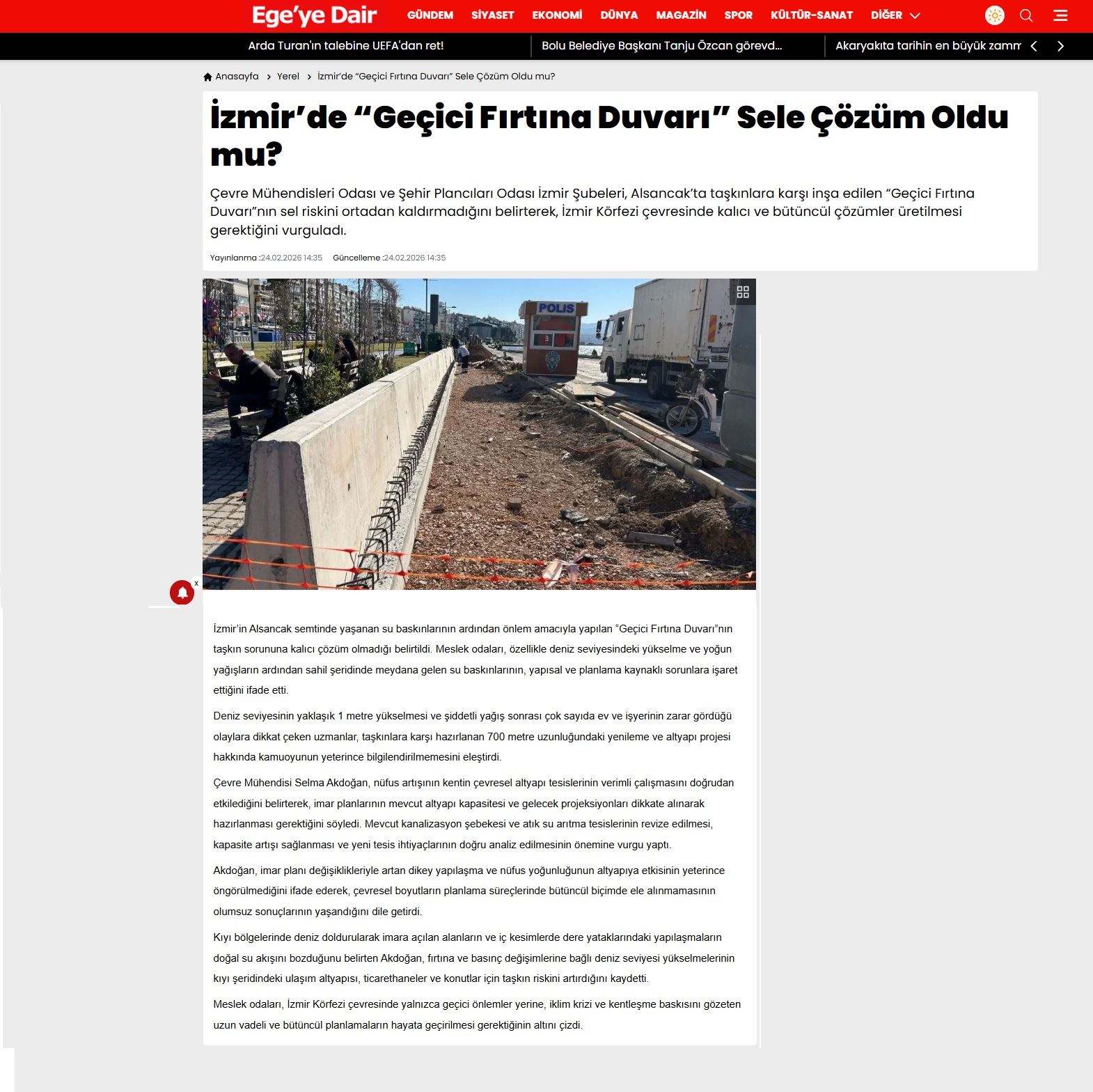 BASINDA ŞUBEMİZ ŞUBAT 2026