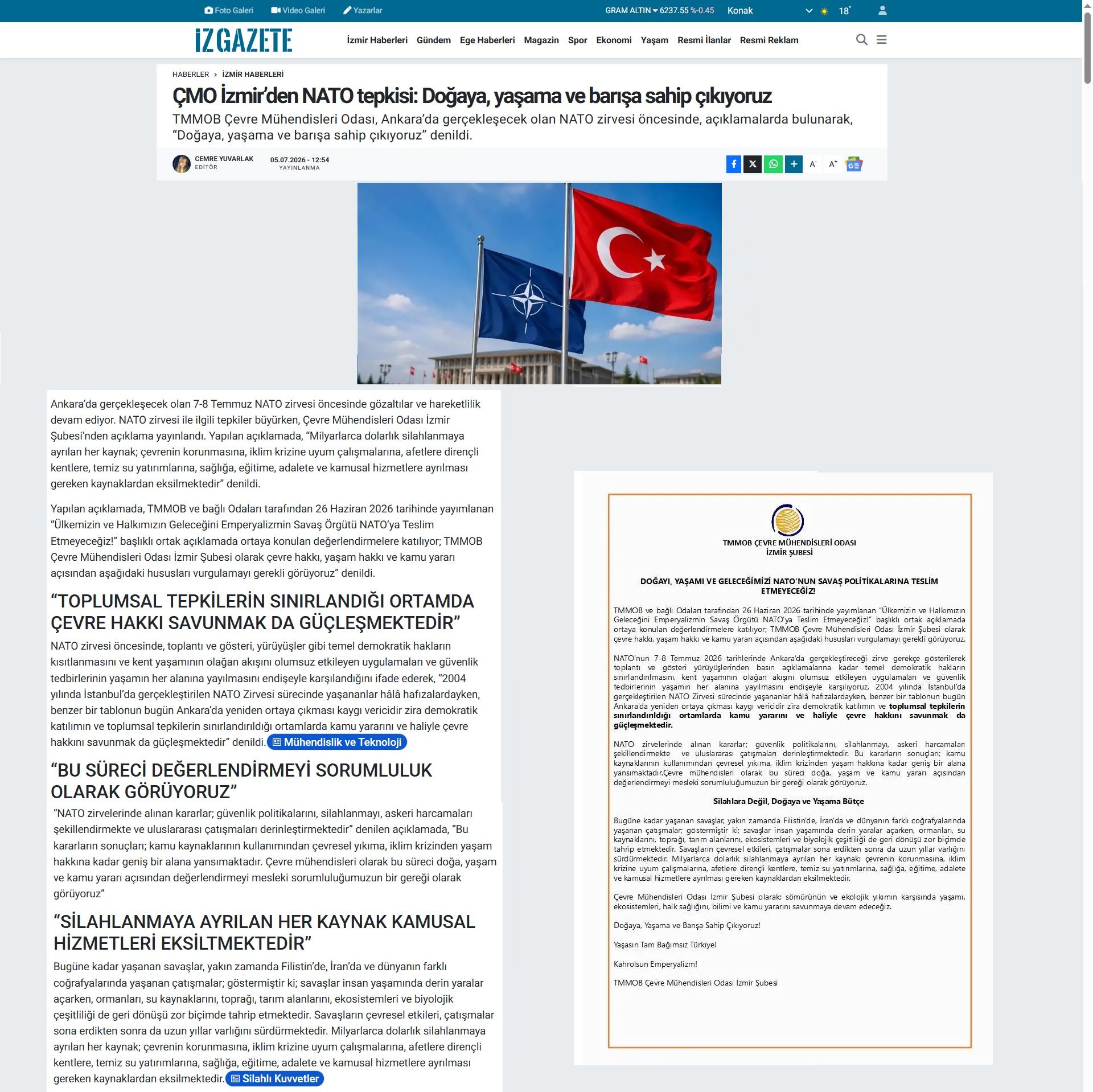 BASINDA ŞUBEMİZ TEMMUZ 2026