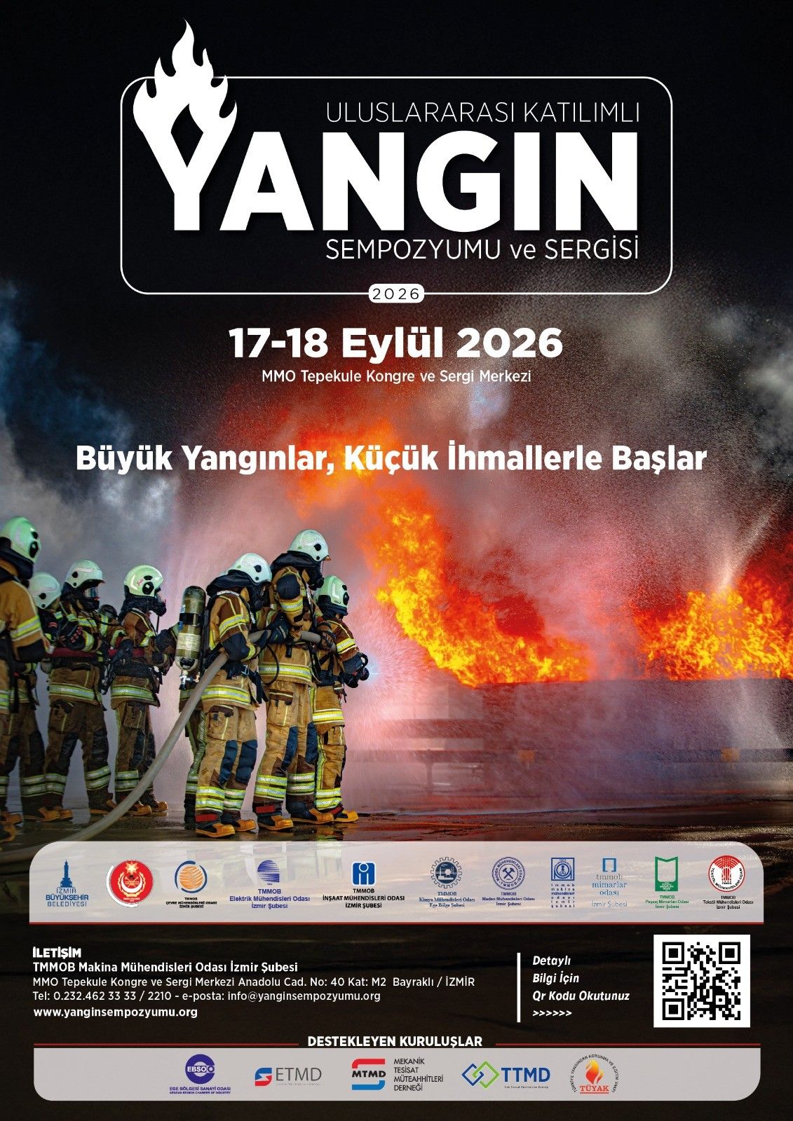DUYURU: ULUSLARARASI KATILIMLI YANGIN SEMPOZYUMU VE SERGİSİ (17-18 EYLÜL 2026)