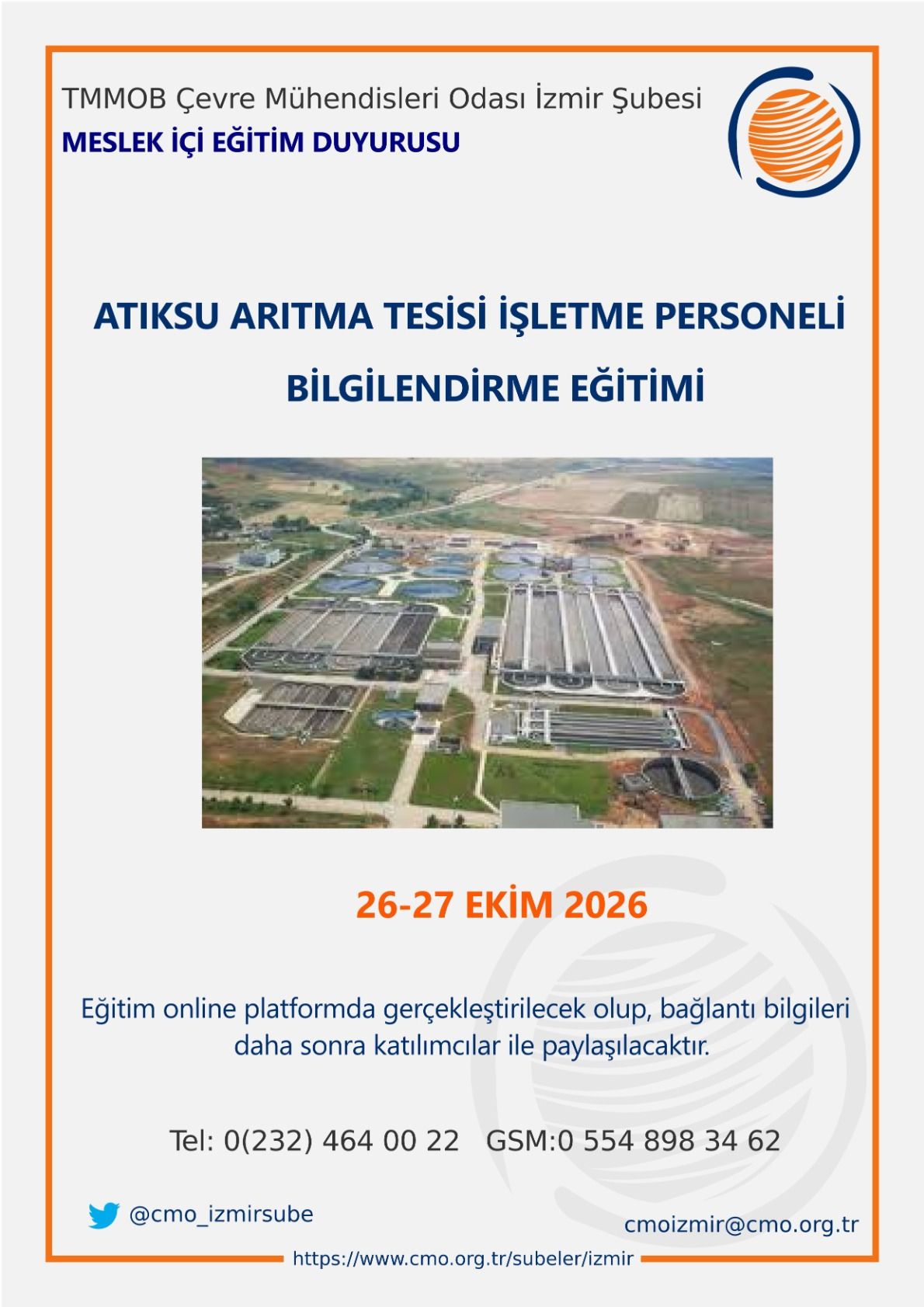 ATIKSU ARITMA TESİSİ İŞLETME PERSONELİ BİLGİLENDİRME EĞİTİMİ