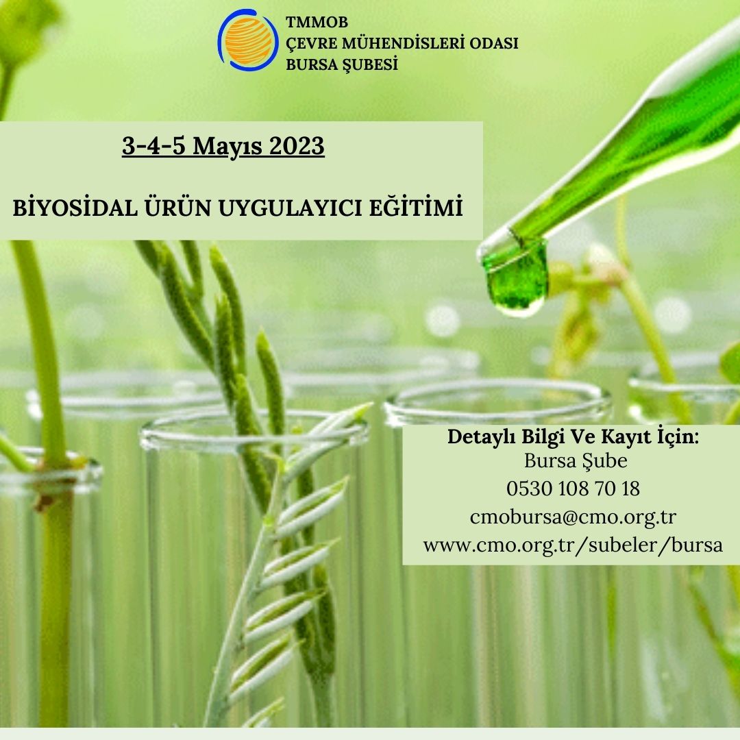 BİYOSİDAL ÜRÜN UYGULAYICI EĞİTİMİ (3-4-5 MAYIS 2023)