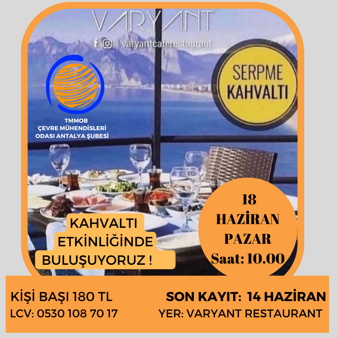 DEĞERLİ ÜYELERİMİZ İLE KAHVALTI ORGANİZASYONUNDA BULUŞUYORUZ!