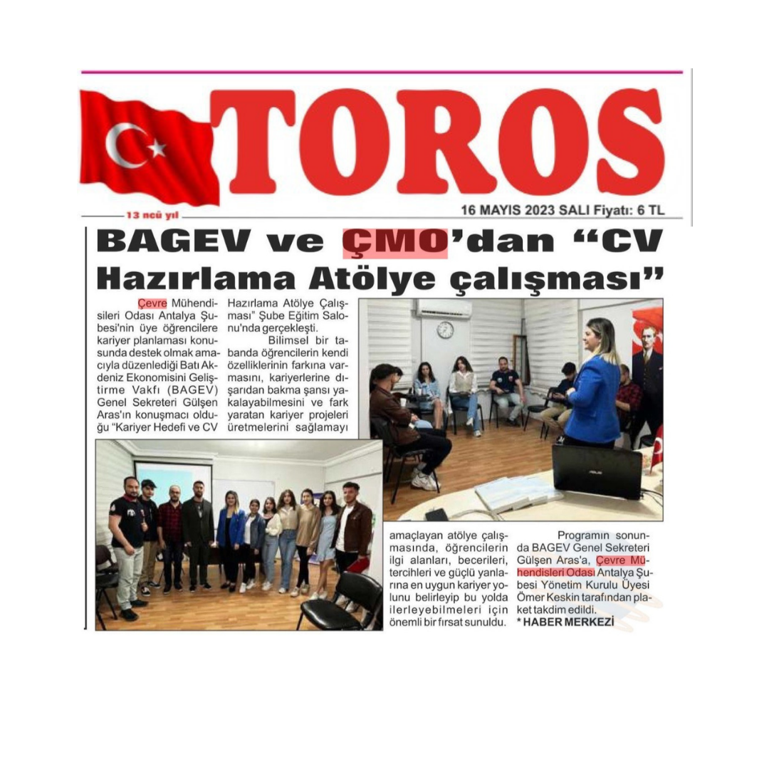 Kariyer Hedefi ve Cv Hazırlama Atölye Çalışması
