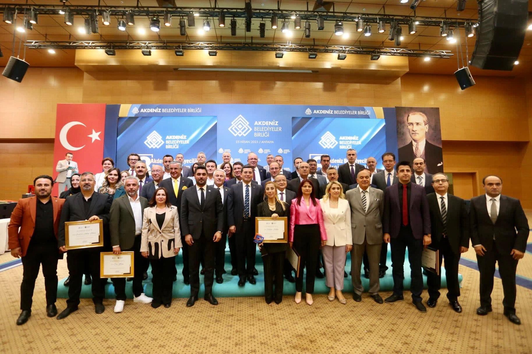 8.AKDENİZ BELEDİYECİLİK PROJE YARIŞMASI ÖDÜL TÖRENİNE KATILIM SAĞLADIK.