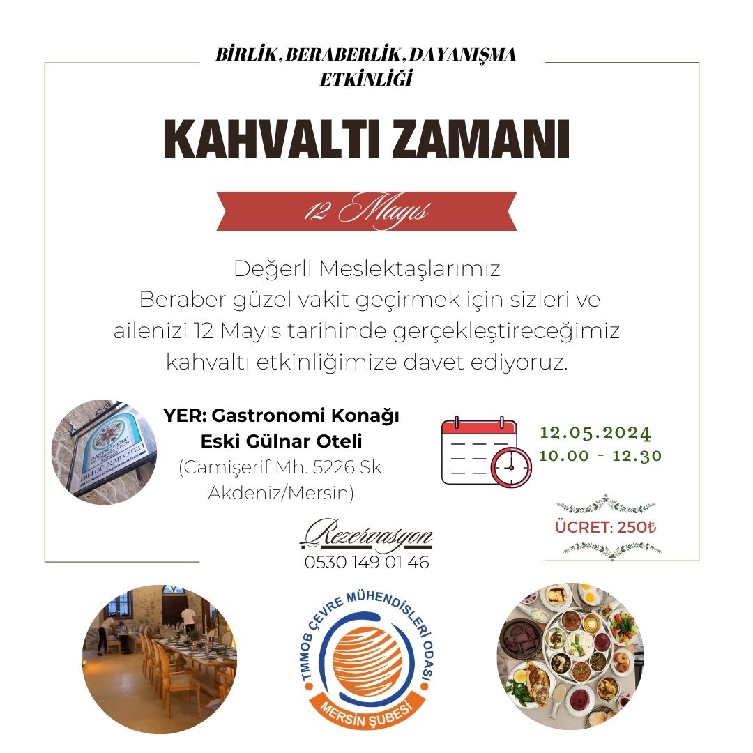 KAHVALTI ETKİNLİĞİ DAVET