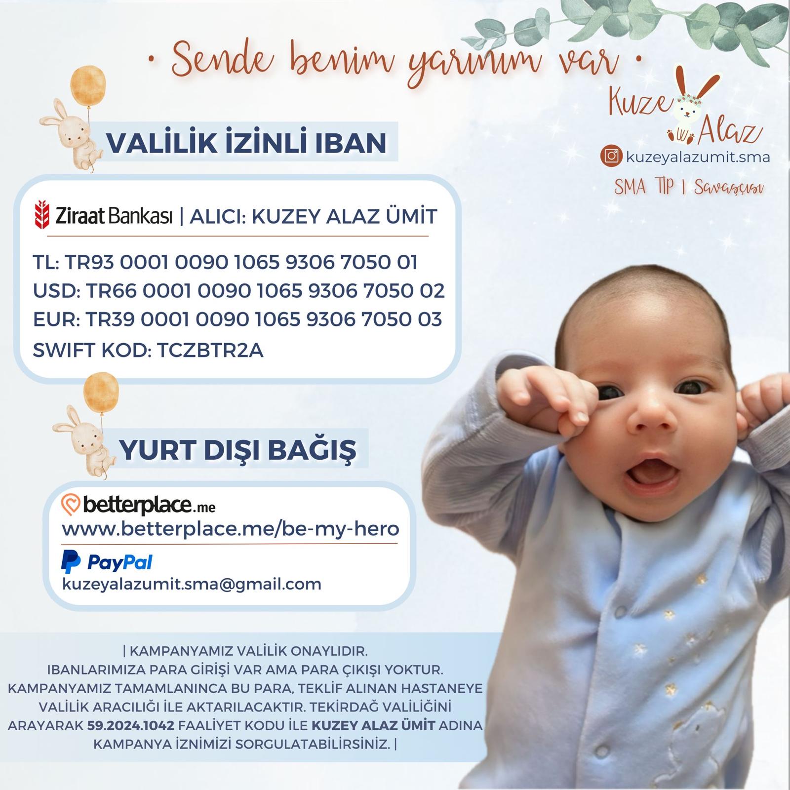 Acil Yardım Çağrısı - SMA Tip 1 Hastalığıyla Mücadele Ediyoruz!