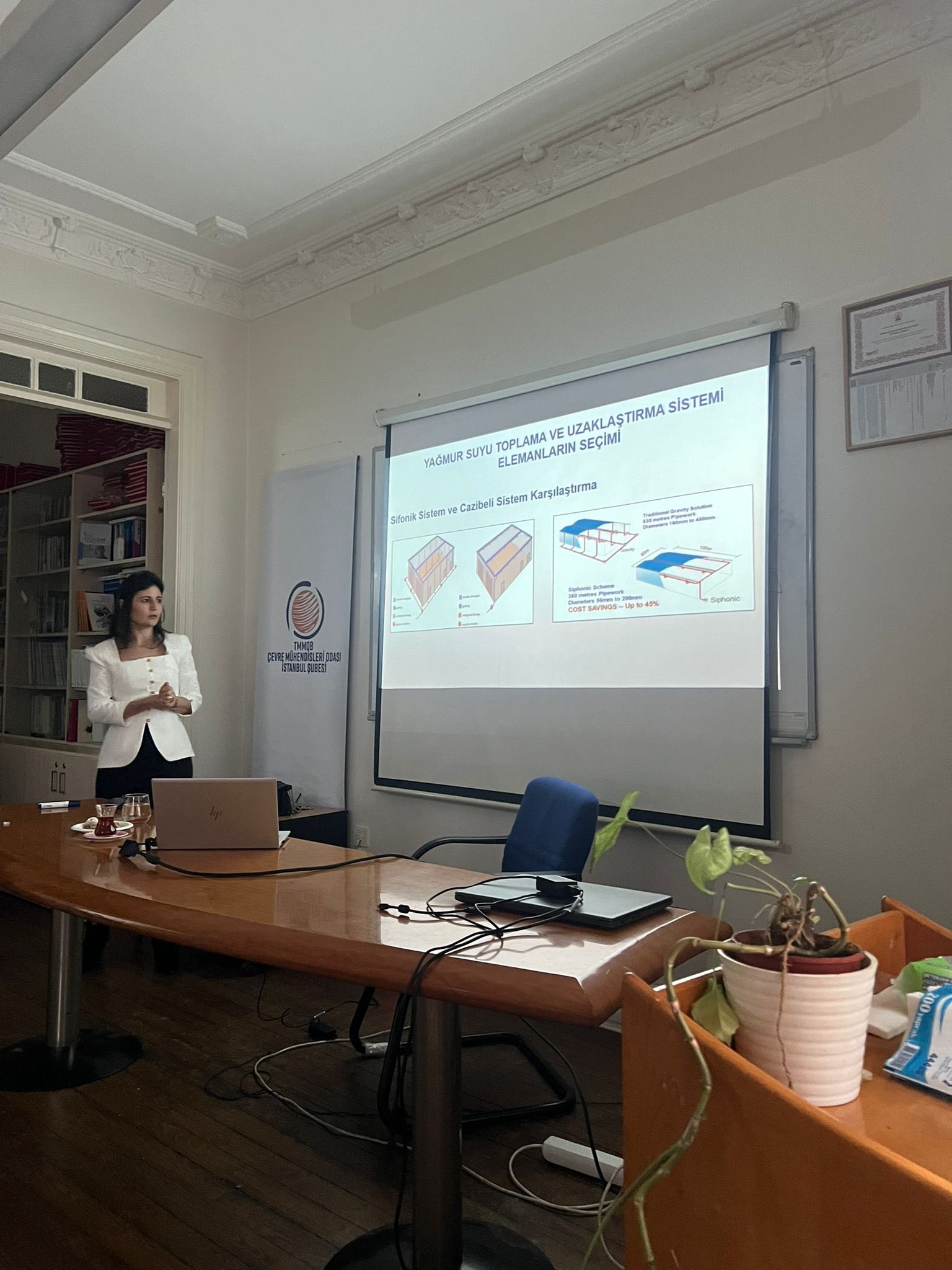 "Yağmur Suyu Uzaklaştırma Sistemleri Bütünleşik Tasarım Esasları" Konulu Mesleki Söyleşimizi Gerçekleştirdik