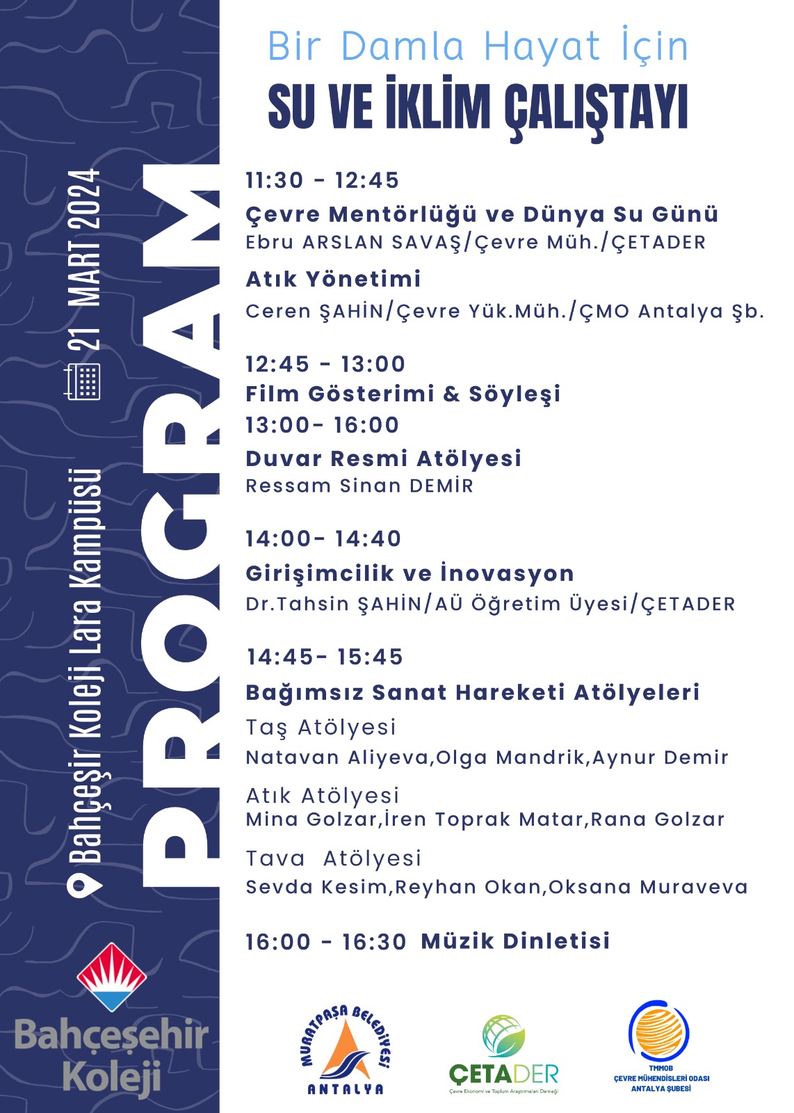 DÜNYA SU GÜNÜ/SU VE İKLİM ÇALIŞTAYI