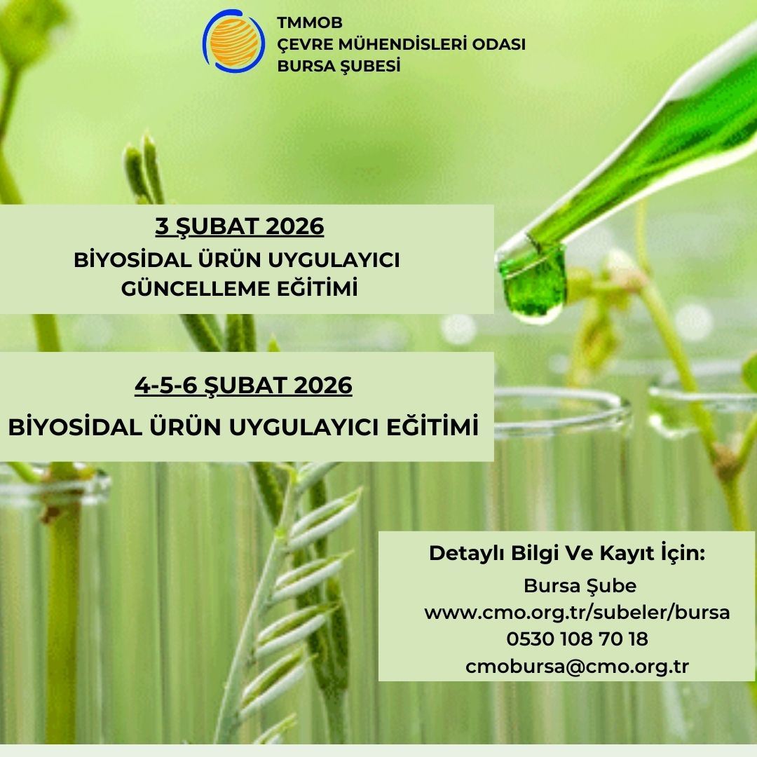 BİYOSİDAL ÜRÜN UYGULAYICI EĞİTİMİ (4-5-6 ŞUBAT 2026)