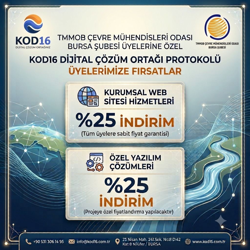 KOD 16 DİJİTAL ÇÖZÜM HİZMETLERİ