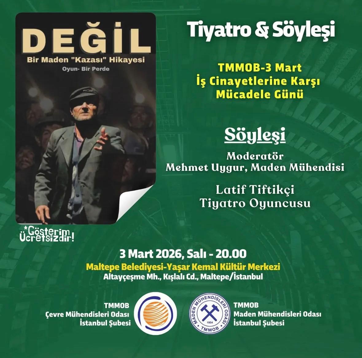 3 MART İŞ CİNAYETLERİNE KARŞI MÜCADELE GÜNÜNE KATILIM SAĞLANDI