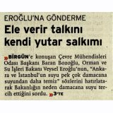 ELE VERİR TALKINI KENDİ YUTAR SALKIMIBİRGÜN GAZETESİ)