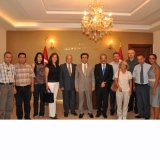 03 EYLÜL 2012 TARİHİNDE TMMOB MERSİN İL KOORDİNASYON KURULU, MERSİN VALİSİ SN.HASAN BASRİ GÜZELOĞLU`NU ZİYARET ETTİ.