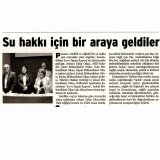 SU HAKKI İÇİN BİRARAYA GELDİLER