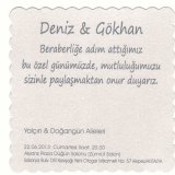 ÜYELERİMİZİN DÜĞÜN DAVETİYESİ