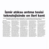 İZMİR ATIKSU ARITMA TESİSİ TEKNOLOJİSİNDE EN İLERİ KENT(HÜRSES GAZETESİ)