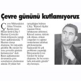 ÇEVRE GÜNÜNÜ KUTLAMIYORUZ(GERÇEK GAZETESİ)
