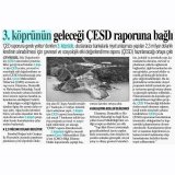 3. KÖPRÜNÜN GELECEĞİ CESD RAPORUNA BAĞLIYURT GAZETESİ)