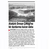 ATATÜRK ORMAN ÇİFTLİĞİ`NE BİR DURDURMA KARARI DAHAŞOK)