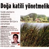 DOĞA KATİLİ YÖNETMELİKBİRGÜN)