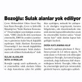 BOZOĞLU: SULAK ALANLAR YOK EDİLİYORSOL)