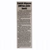 ELEKTRİK İHTİYACINA ÇMO`DAN ÇÖZÜM ÖNERİSİBİZİM ANADOLU)