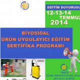 BİYOSİDAL ÜRÜN UYGULAYICI EĞİTİM PROGRAMI