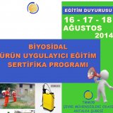 BİYOSİDAL ÜRÜN UYGULAYICI EĞİTİM PROGRAMI