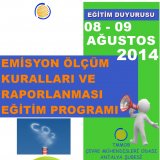 EMİSYON ÖLÇÜM KURALLARI VE RAPORLANMASI EĞİTİM PROGRAMI 
