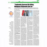 TOPLUMDA ÇEVRE BİLİNCİ VAR DİYEMEM