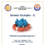 MESLEKİ SÖYLEŞİLER X. `MESLEKİ SORUMLULUK SİGORTASI` 