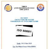ISO 50001 ENERJİ YÖNETİM SİSTEMİ FARKINDALIK VE UYGULAMA EĞİTİMİ
