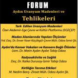 FORUMNKP İZMİR BİLEŞENLERİ `URANYUM MADENLERİ VE TEHLİKELERİ`