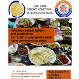 ÇMO İZMİR ŞUBE ÖĞRENCİ KOMİSYONU KAHVALTI ETKİNLİĞİ