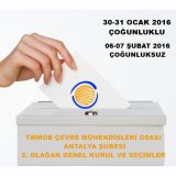 2016 ANTALYA ŞUBESİ 2. OLAĞAN GENEL KURULU VE SEÇİMLER