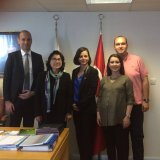 IZSU GENEL MÜDÜRÜ SN. B. FÜGEN SELVİTOPU`NU VE GENEL MÜDÜR YRD. SN. SERPİL BARAN`I ZİYARET ETTİK