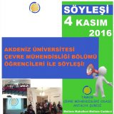 AKDENİZ ÜNİVERSİTESİ ÇEVRE MÜHENDİSLİĞİ BÖLÜMÜ ÖĞRENCİLERİ İLE SÖYLEŞİ!