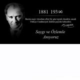 ÇEVRE MÜHENDİSLERİ ODASI ANTALYA ŞUBESİ OLARAK ULU ÖNDER ATATÜRKÜMÜZÜ SAYGI VE ÖZLEMLE ANIYORUZ