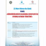22 MART DÜNYA SU GÜNÜ PANELİ