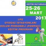 LPG OTOGAZ İSTASYONLARI TAŞIT DOLUM PERSONELİPOMPACI) EĞİTİMİ